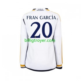 Billige Fotballdrakter Real Madrid Fran Garcia 20 Hjemmedraktsett 2023/24 Langermet
